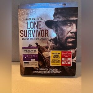 Lone Survivor (Blu-ray + DVD + Digital) Slipcover Pre Owned